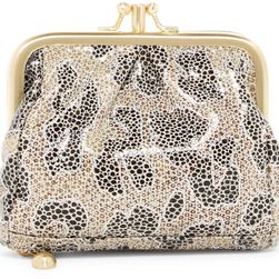 Hobo Minnie Leather Lipstick Case Coin Purse CHEETAH SHIMMER