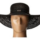 Accesorii Femei LAUREN Ralph Lauren Paper Straw Open Weave Tassel Beach Hat Black