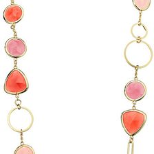 Kate Spade New York Sun Kissed Sparkle Long Necklace Pink Multi