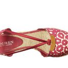 Incaltaminte Femei LAUREN Ralph Lauren Cala PersimmonWheat Batik Floral Cotton