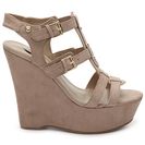 Incaltaminte Femei G by GUESS Hippo Wedge Sandal Taupe