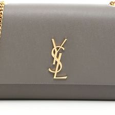 Saint Laurent Large Kate Monogram Bag ANTRACITE