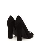 Incaltaminte Femei CheapChic Chic Date Chunky Peep-toe Heels Black