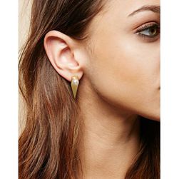 Bijuterii Femei Forever21 Amber Sceats Prism Earrings Goldwhite