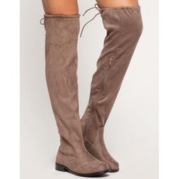 Incaltaminte Femei CheapChic Sleek Moves Boot TaupeKhaki