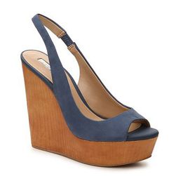 Incaltaminte Femei BCBGeneration Haven Nubuck Wedge Sandal Blue