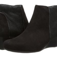 Incaltaminte Femei Rockport Total Motion 45mm Wedge Bootie Black KidHair On