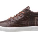 Incaltaminte Femei TOMS Camila High Brown Leather Croc Emboss