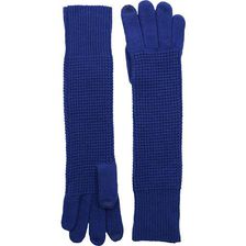 Accesorii Femei LAUREN Ralph Lauren Baby Waffle Stitch Long Touch Glove Blue