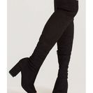 Incaltaminte Femei CheapChic Tall Tale Over-the-knee Chunky Boots Black