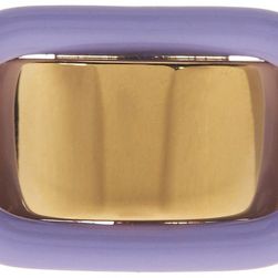 Marc by Marc Jacobs Enamel Buckle Up Ring PALE ORCHID ROSE