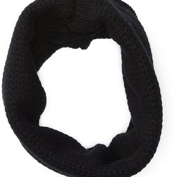 Ralph Lauren Ribbed Cashmere Snood Black