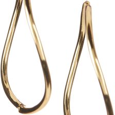 Vince Camuto Twisted Large Hoop Earrings GOLD