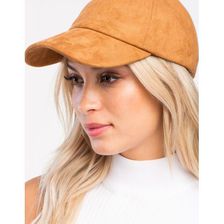 Accesorii Femei CheapChic Micro Suede Baseball Cap Cognac