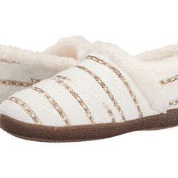 Incaltaminte Femei TOMS Slipper White Gold Boucle