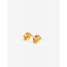 Bijuterii Femei CheapChic Laura Large Round Cz Earring Peach