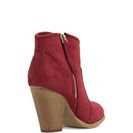 Incaltaminte Femei CheapChic Zipped To The Top Chunky Booties Wine