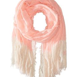 Accesorii Femei Betsey Johnson Good Vibes Crinkle Wrap with Lurex Neon Coral