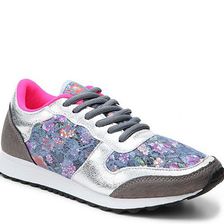 Incaltaminte Femei Qupid Rank-02 Sneaker GreySilverFloral