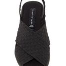 Incaltaminte Femei Steven by Steve Madden Dayaa Woven Crisscross Sandal BLACK