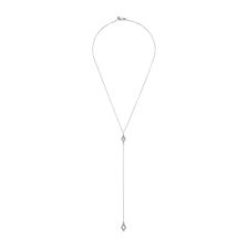 Rebecca Minkoff Two Diamond Y Necklace Rhodium/Crystal/Opal