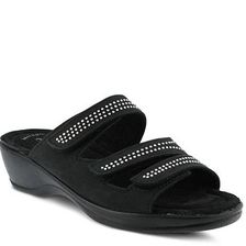 Incaltaminte Femei Flexus by Spring Step Chela Wedge Sandal Black