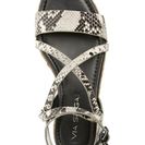 Incaltaminte Femei Via Spiga Laney Wraparound Lace Sandal Women BLACK-WHITE