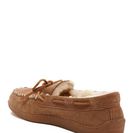 Incaltaminte Femei Minnetonka Genuine Sheepkin Fur Hardsole Moccasin Women TAN
