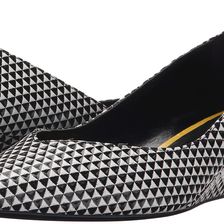 Nine West Elenta Black/White Leather