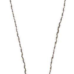 Vince Camuto Pave Border Stone Pendant Necklace Worn Gold/Milky Grey/Crystal/Grey