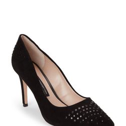 Incaltaminte Femei French Connection Black Ronnie Studded Pointed Toe Pumps Black