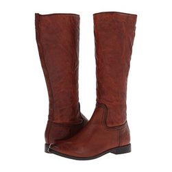 Incaltaminte Femei Frye Anna Inside Zip Cognac Antique Soft Vintage