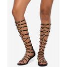 Incaltaminte Femei CheapChic Dino-82s Long Way Down Gladiator Black