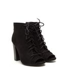 Incaltaminte Femei CheapChic Fashion Authority Lace-up Booties Black