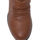 Incaltaminte Femei CheapChic Hop On Faux Leather Moto Boots Cognac