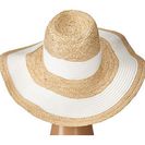 Accesorii Femei BCBGMAXAZRIA Classic Stripe Panama Hat White
