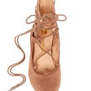 Incaltaminte Femei Chase Chloe Preston Lace-Up Flat TAUPE