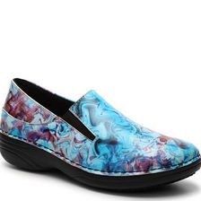 Incaltaminte Femei Spring Step Manila Watercolor Work Clog Blue