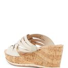 Incaltaminte Femei Donald J Pliner Flore Metallic Wedge Sandal PLA