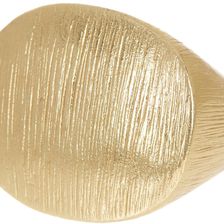 Cole Haan 12K Gold Plated Signet Ring - Size 7 GOLDT