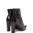 Incaltaminte Femei CheapChic Bad Gal Pointy Faux Patent Booties Black