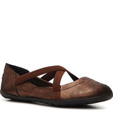 Incaltaminte Femei NoSoX Prima Metallic Sport Flat Bronze Metallic