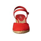 Incaltaminte Femei LAUREN Ralph Lauren Capricia Red Woven Cotton CordingCanvas