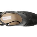 Incaltaminte Femei See by Chloe Grainy Leather Slingback On A Wedge Black