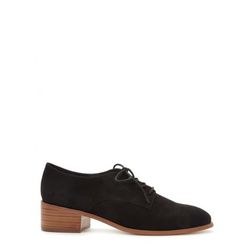 Incaltaminte Femei Forever21 Faux Suede Oxfords Black