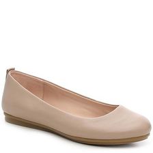 Incaltaminte Femei Easy Spirit Getcity Leather Flat Taupe