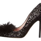 Incaltaminte Femei Kate Spade New York Lexa Too Black Round SequinsBlack Metallic Nappa