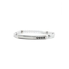 Bijuterii Femei GUESS White and Silver-Tone Stretch-Bracelet white