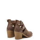 Incaltaminte Femei CheapChic Make The Cut-out Booties Taupe