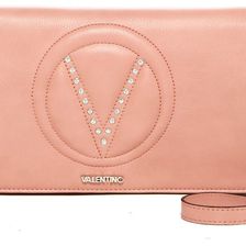 Valentino By Mario Valentino Lena Leather Crossbody ROSE